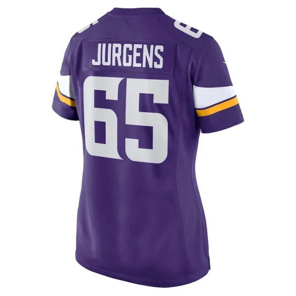 Michael jurgens minnesota vikings nike womens game jersey Purple L