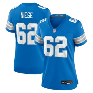 Michael niese detroit lions nike womens team game jersey Blue
