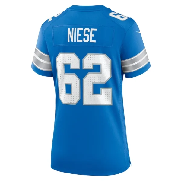 Michael niese detroit lions nike womens team game jersey Blue L