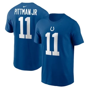 Michael pittman jr. indianapolis colts nike player name number t shirt Royal