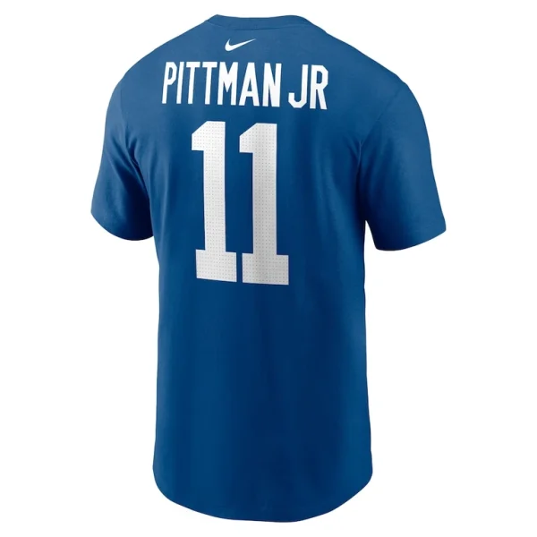 Michael pittman jr. indianapolis colts nike player name number t shirt Royal L