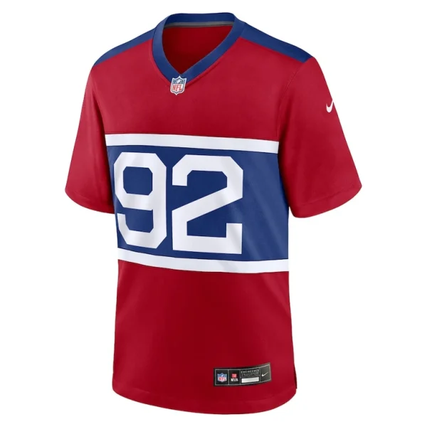 Michael strahan new york giants nike alternate retired player game jersey Century red M