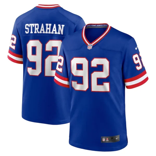 Michael strahan new york giants nike classic retired player game jersey Royal