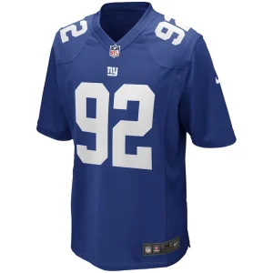 Michael strahan new york giants nike game retired player jersey Royal M