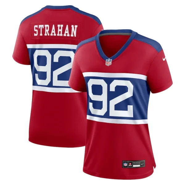 Michael strahan new york giants nike womens alternate retired player game jersey Century red