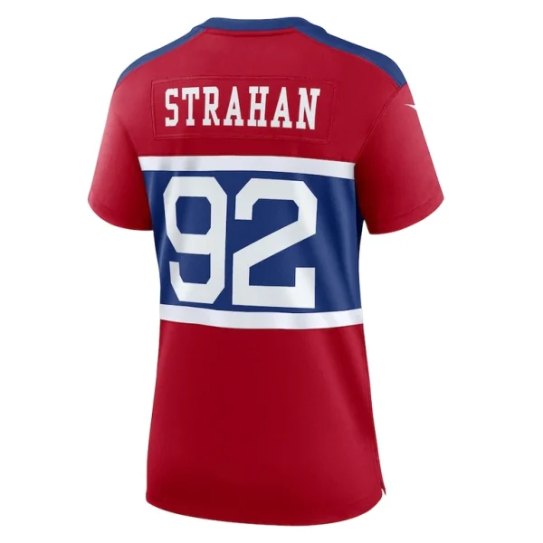 Michael strahan new york giants nike womens alternate retired player game jersey Century red L