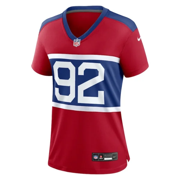 Michael strahan new york giants nike womens alternate retired player game jersey Century red M