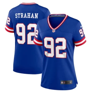 Michael strahan new york giants nike womens classic retired player game jersey Royal