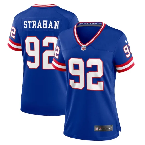Michael strahan new york giants nike womens classic retired player game jersey Royal
