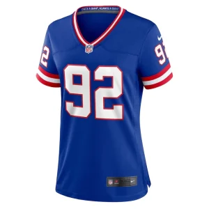 Michael strahan new york giants nike womens classic retired player game jersey Royal M