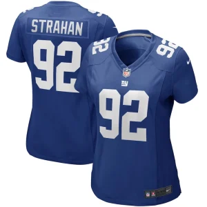 Michael strahan new york giants nike womens game retired player jersey Royal
