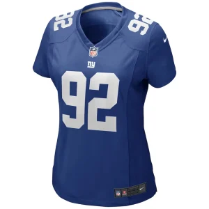 Michael strahan new york giants nike womens game retired player jersey Royal M
