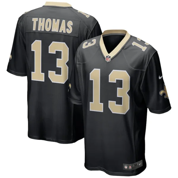 Michael thomas new orleans saints nike team color game jersey Black