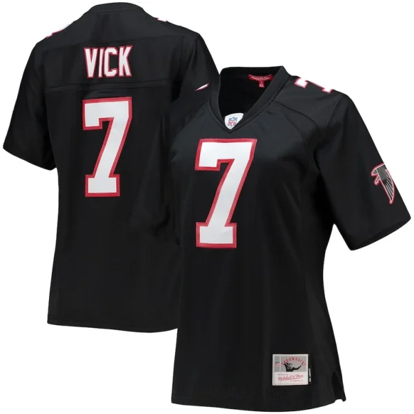 Michael vick atlanta falcons mitchell ness womens legacy replica player jersey Black