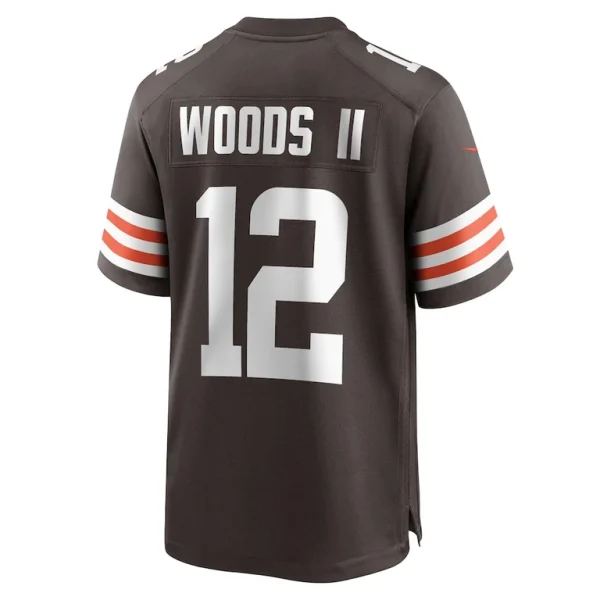 Michael woods ii cleveland browns nike game player jersey Brown L
