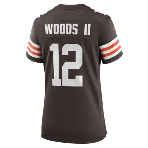 Michael woods ii cleveland browns nike womens game player jersey Brown L