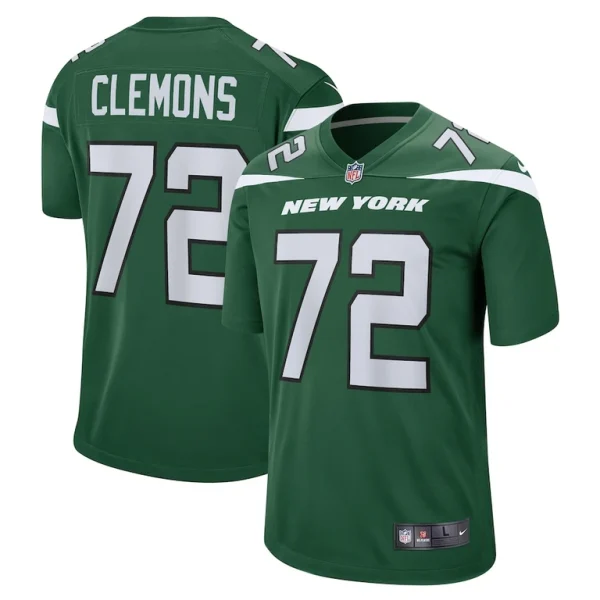 Micheal clemons new york jets nike game player jersey Gotham green