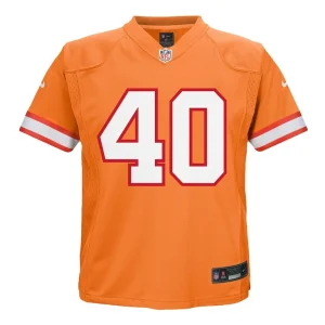 Mike alstott tampa bay buccaneers nike preschool retired player game jersey Orange 56