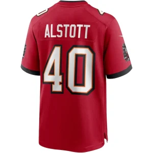 Mike alstott tampa bay buccaneers nike retired player game jersey Red L
