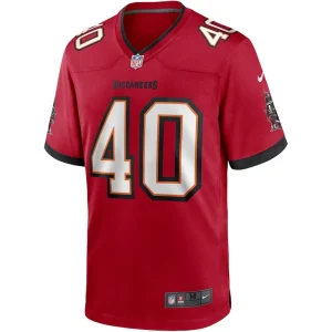 Mike alstott tampa bay buccaneers nike retired player game jersey Red M