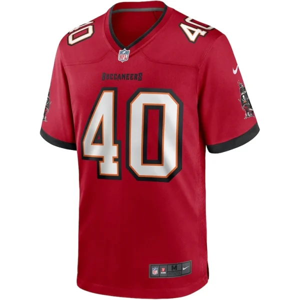 Mike alstott tampa bay buccaneers nike retired player game jersey Red M