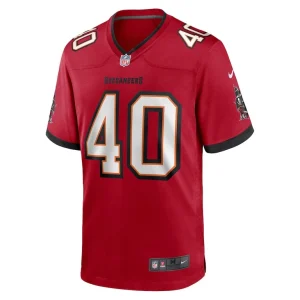 Mike alstott tampa bay buccaneers nike retired player game jersey Red M