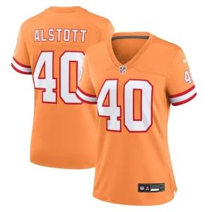 Mike alstott tampa bay buccaneers nike womens throwback game jersey Orange