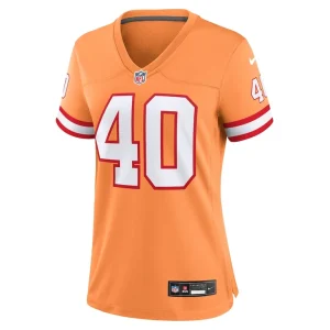 Mike alstott tampa bay buccaneers nike womens throwback game jersey Orange M