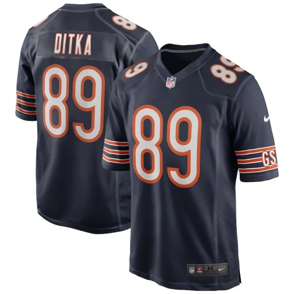 Mike ditka chicago bears nike game retired player jersey Navy