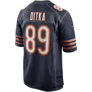 Mike ditka chicago bears nike game retired player jersey Navy L