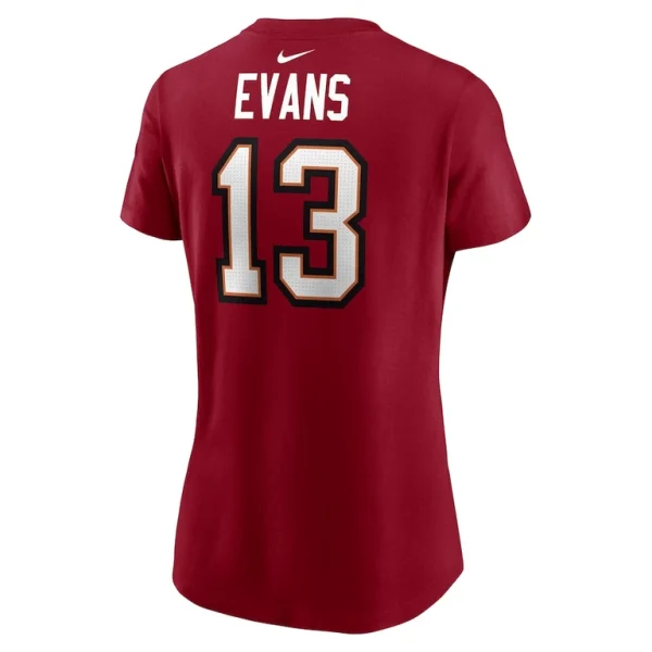 Mike evans tampa bay buccaneers nike womens player name number t shirt Red L