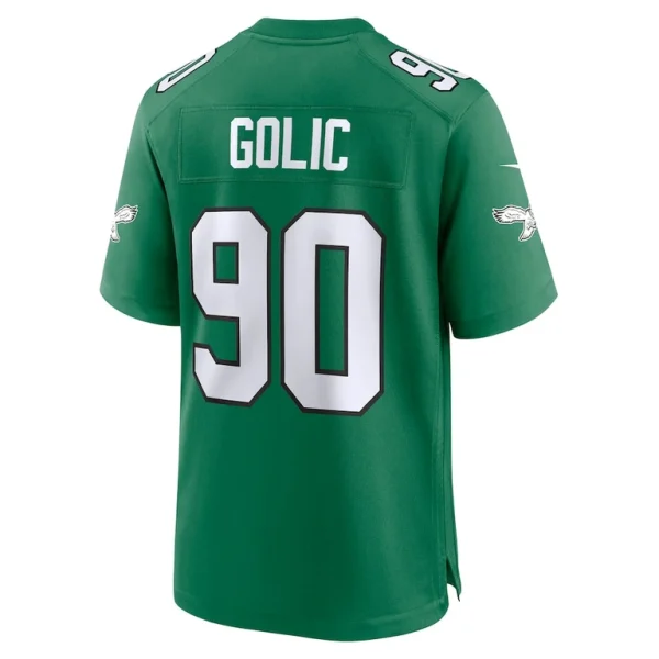 Mike golic philadelphia eagles nike alternate game jersey Kelly green L