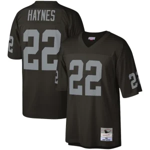 Mike haynes las vegas raiders mitchell ness legacy replica jersey Black
