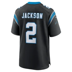 Mike jackson carolina panthers nike game jersey Black L