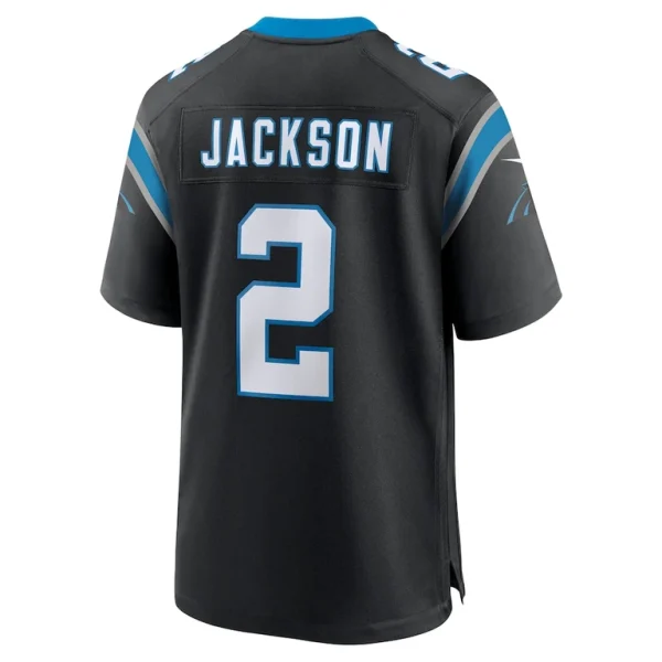 Mike jackson carolina panthers nike game jersey Black L