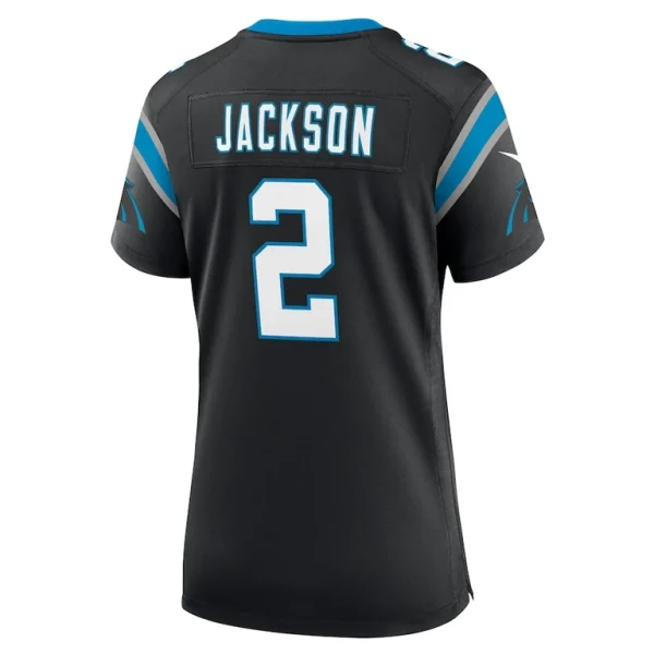 Mike jackson carolina panthers nike womens game jersey Black L