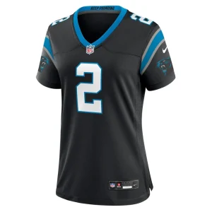 Mike jackson carolina panthers nike womens game jersey Black M