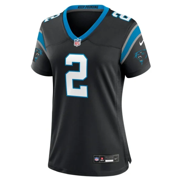 Mike jackson carolina panthers nike womens game jersey Black M