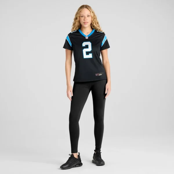 Mike jackson carolina panthers nike womens game jersey Black XL