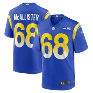 Mike mcallister los angeles rams nike home game jersey Royal