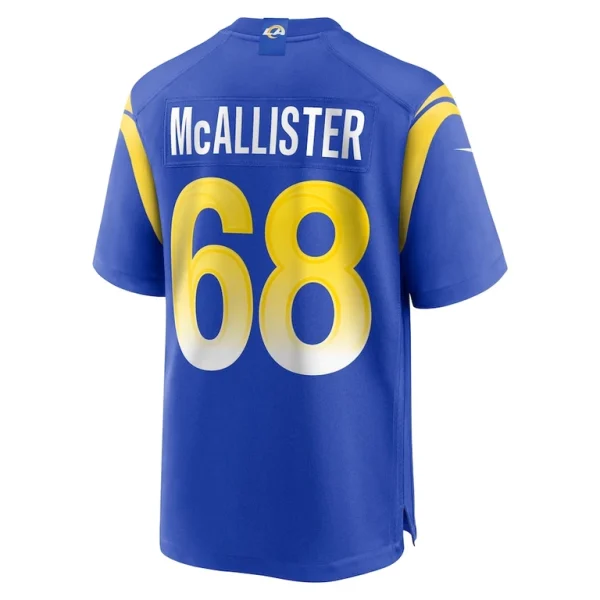 Mike mcallister los angeles rams nike home game jersey Royal L