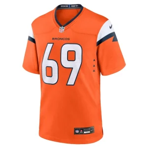 Mike mcglinchey denver broncos nike team game jersey Orange M