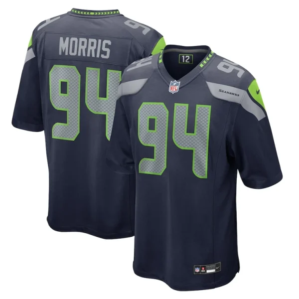 Mike morris seattle seahawks nike game jersey College navy