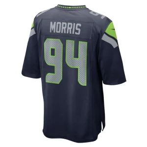 Mike morris seattle seahawks nike game jersey College navy L
