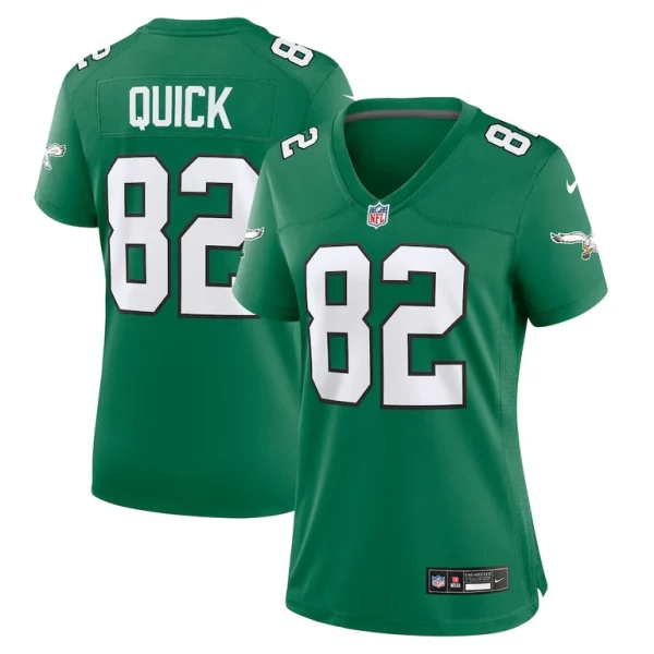Mike quick philadelphia eagles nike womens alternate game jersey Kelly green