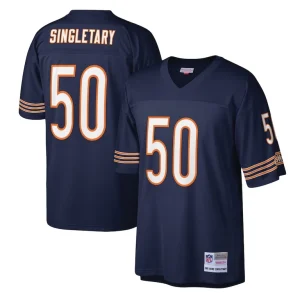 Mike singletary chicago bears mitchell ness legacy replica jersey Navy