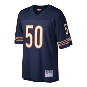 Mike singletary chicago bears mitchell ness retired player legacy replica jersey Navy M