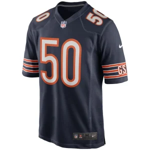 Mike singletary chicago bears nike game retired player jersey Navy M