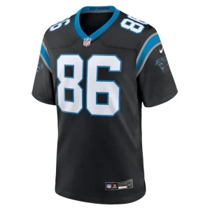 Mike strachan carolina panthers nike game jersey Black M