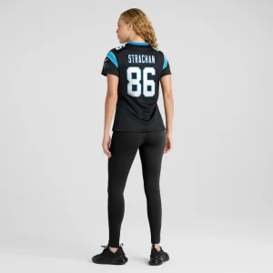 Mike strachan carolina panthers nike womens game jersey Black 2XL